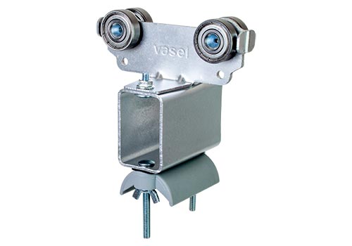 Towing Trolley with Plastic saddle for Flatform Cables